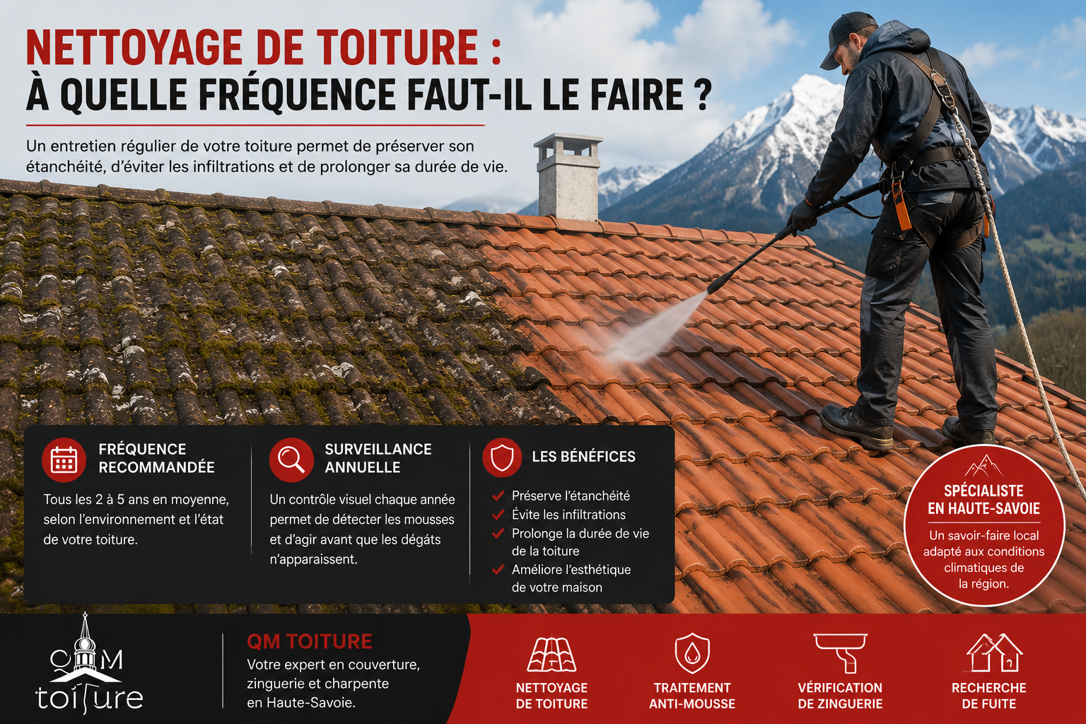 nettoyage toiture